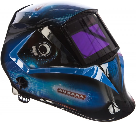 Маска сварщика Хамелеон Aurora SUN-7 Tig Master с увеличенным светофильтром