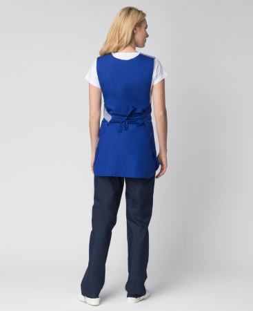 Фартук-сарафан Утро (тк.ТиСи), васильковый/полоска (ЧЗ)