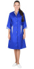 Халат "Марлен-2" женский васильковый с полоской (ЧЗ)