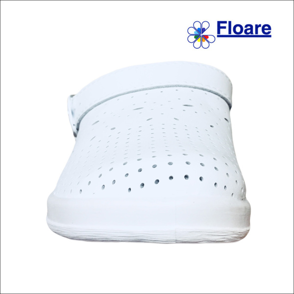 Сабо женские, белые, с ремешком арт. 69510508, ЛЕРА иск. кожа, нетканный материал стелька, с рисунком Молдшуз