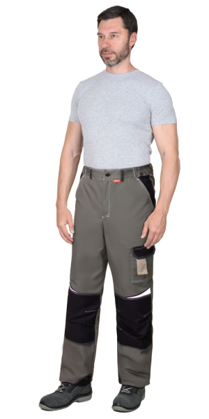 Брюки "Каспий" : оливковый с черным и песочным СОП. тк.Rodos (ЧЗ)