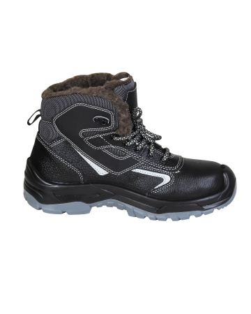 Ботинки "Джет-Зима", кожа, шерстин, ПУ-ТПУ