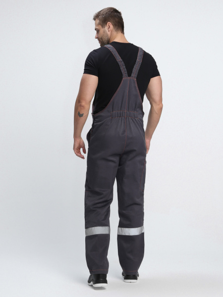 Костюм Сфера-2 СОП CH (тк.Смесовая,210) п/к, т.серый/красный (ЧЗ)