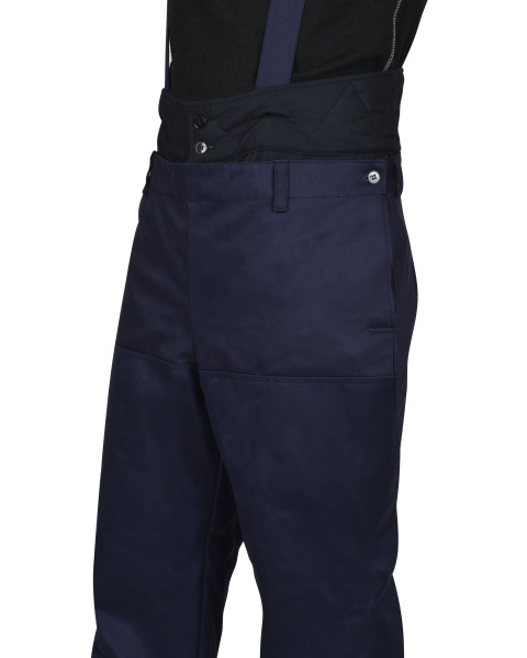 Костюм сварщика "Сфинкс" зимний: куртка, брюки синий(480 гр/кв.м) и СОП 50мм тк. FR450 (ЧЗ)