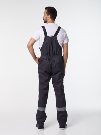 Полукомбинезон рабочий мужской №112 тёмно-серый СОП
