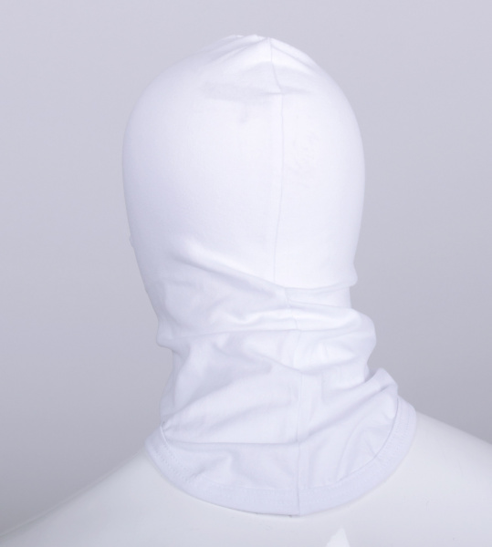 Подшлемник открытое лицо кулирка/лайкра, белый