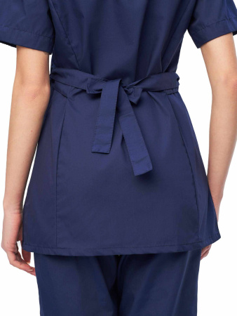 Костюм женский "Глория" т-синий с белым