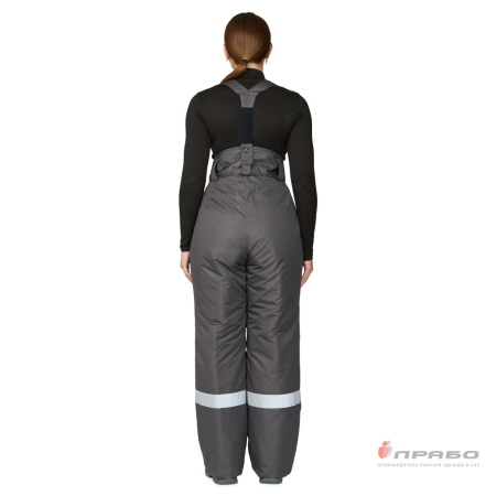 Брюки женские утеплённые "Онега" серые