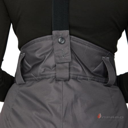 Брюки женские утеплённые "Онега" серые