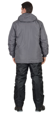 Куртка "АЛЕКС" : зимняя, мужская, цвет темно-серый (ЧЗ)