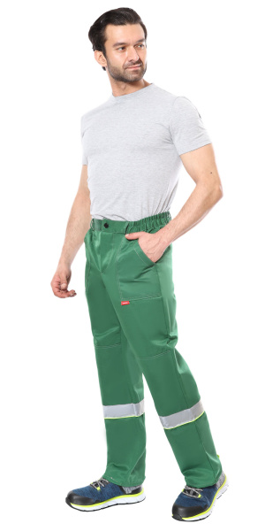 Костюм "ЛЕГИОНЕР" летний, куртка, брюки зеленый с лимонным и СОП 50мм (ЧЗ)