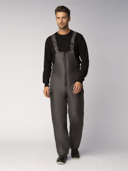 Костюм зимний Балтика (тк.Оксфорд) п/к, т.серый/красный