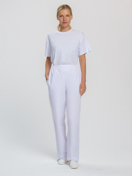 Женский костюм ХАССП-Премиум (ткань Салюс, 210), белый