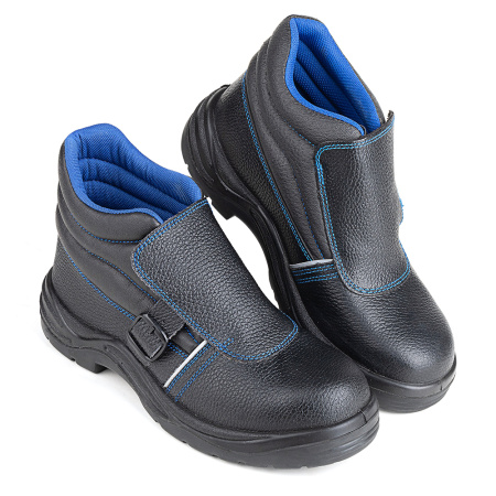 Ботинки кожаные сварщика мод. 24К ПУ-НИТРИЛ композитный подносок